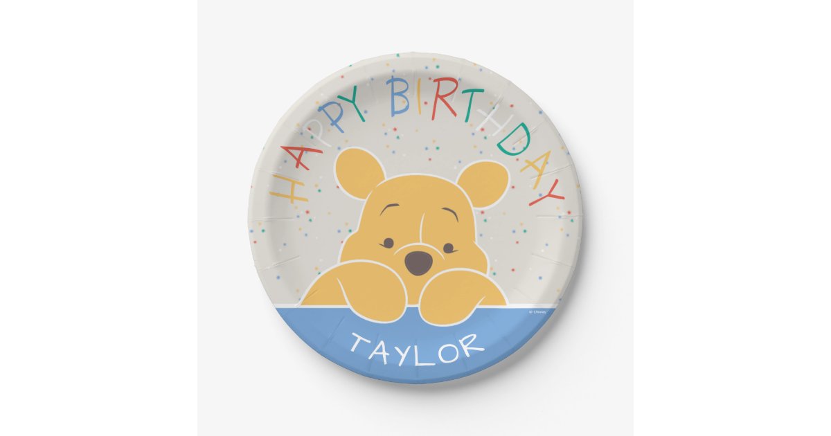 Assiettes En Carton Winnie L Ourson Joyeux Anniversaire Zazzle Ca Assiettes En Carton Winnie L Ourson Joyeux Anniversaire Zazzle Ca