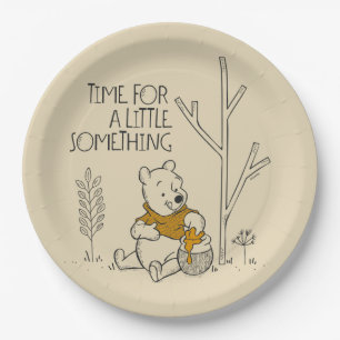 Assiettes En Carton Winnie l'Ourson  Le temps d'un petit quelque chose