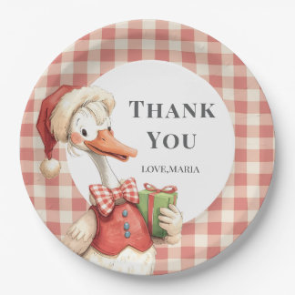 Assiettes En Carton Winter Red Christmas Silly Goose 1st birthday