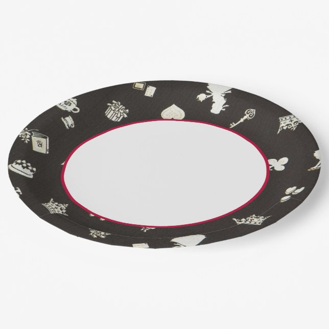 Assiettes En Carton Wonderland 1 (Angle)