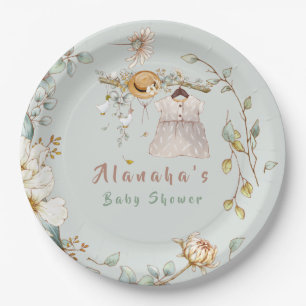 Assiettes En Carton Woodland Greenery Plaques de papier rustique pour