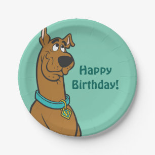 Assiettes En Carton Yeux de chiot de Scooby-Doo