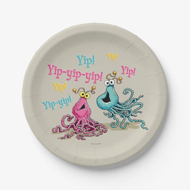 Assiettes En Carton Yip-Yps vintage (Devant)