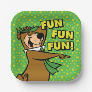 Assiettes En Carton Yogi Bear Fun Amusant