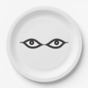 Assiettes En Carton Zipper eyes