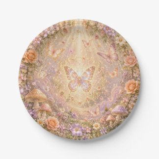 Assiettes en Papier de la Forêt Enchantée de Papil