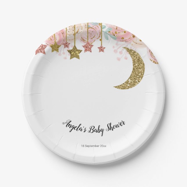 Assiettes en papier de la partie Show Baby Show (Devant)