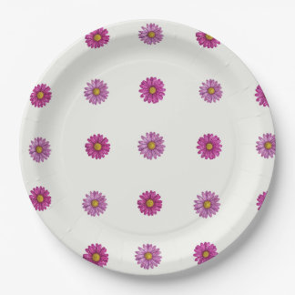 Assiettes en papier Fleur de Marguerite