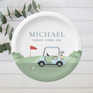 Assiettes en papier Golf Par-tee