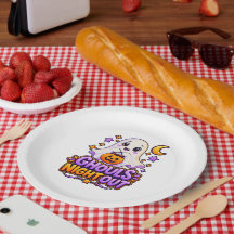 Assiettes en papier Halloween pour la soirée des g