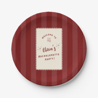 Assiettes en papier personnalisées pour enterremen