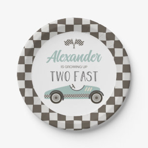 Assiettes en papier pour anniversaire de voiture d