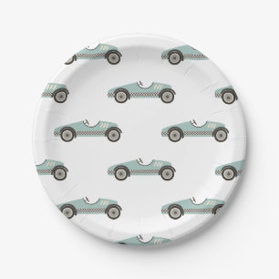 Assiettes en papier pour anniversaire de voiture d