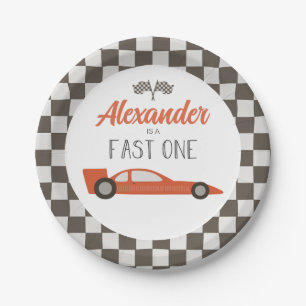 Assiettes en papier pour anniversaire de voiture d