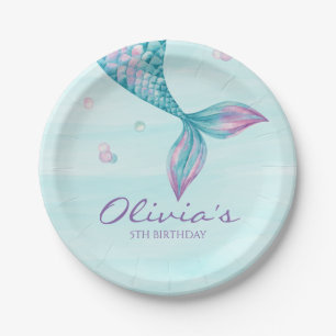 Assiettes en papier pour anniversaire Queue de Sir