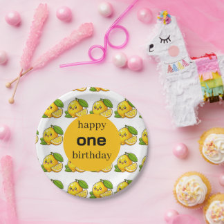 Assiettes en Papier pour Décoration de Fête d'Anni