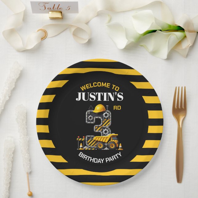 Assiettes en papier pour fête d'anniversaire de co (Mariage)