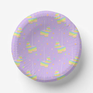 Assiettes en papier pour fête d'anniversaire Pinat