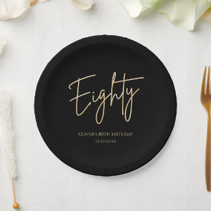 Assiettes en Papier pour la Fête d'Anniversaire de