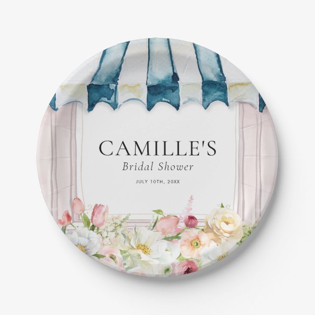 Assiettes en papier pour la fête prénuptiale du ja (Devant)