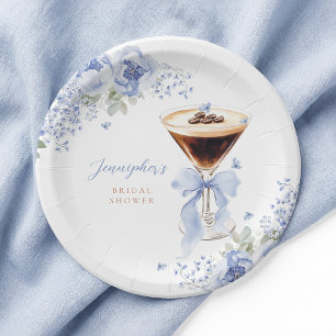 Assiettes en papier pour la fête prénuptiale Marti