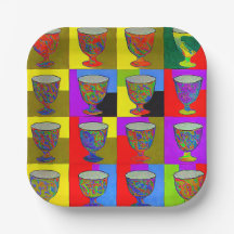 Assiettes en papier pour Pâque