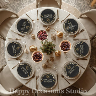 Assiettes en papier Ramadan Kareem Ramadan Mubarak