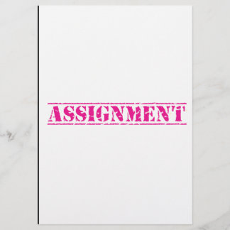 Assignment front page Design