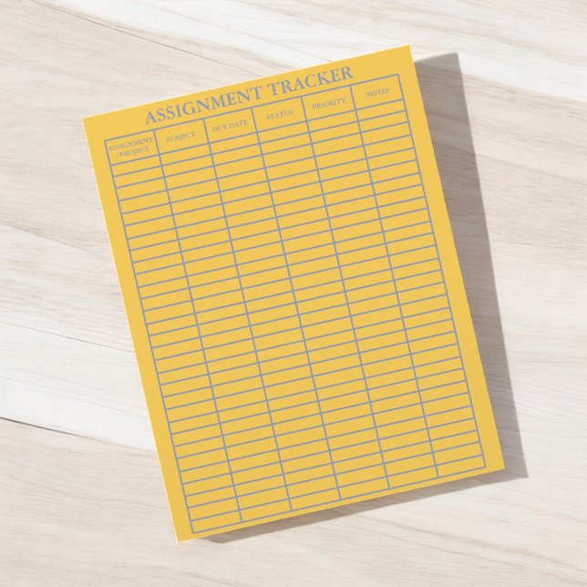 Assignment Tracker for Students Practical Stylish (Creator Uploaded)