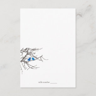 Assis dans un arbre Carte de place pliable Mariage