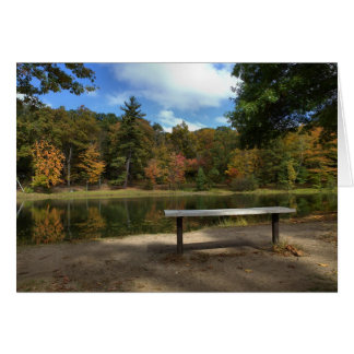 Assis sur le banc Rockwell park Bristol CT