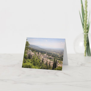 Assisi Overlook Note Card