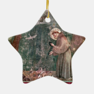 Assisi, St Francis and the birds Ceramic Ornament