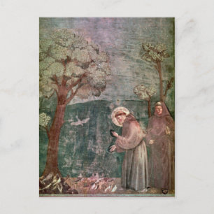 Assisi, St Francis and the birds Postcard