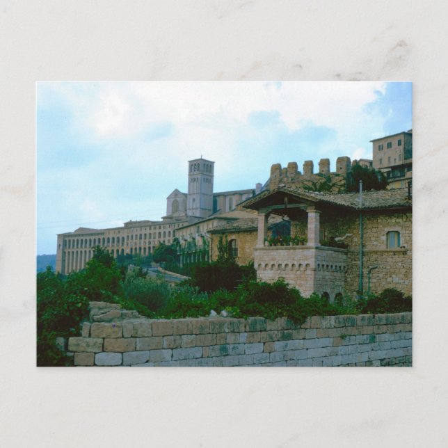 Assisi, upper Basilica Postcard (Front)