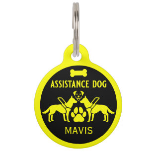 Assistance Dog Gifts Pet Tag