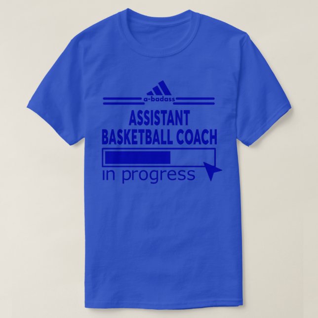 ASSISTANT BASKETBALL COACH T-Shirt (Design Front)