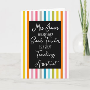 assistant card