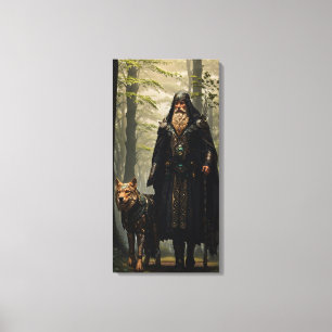 Assistant Celtique et toile Wolf Imprimer