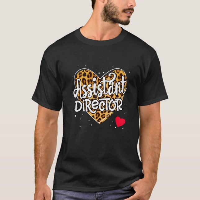 Assistant Director Appreciation Week Theater Valen T-Shirt (Front)