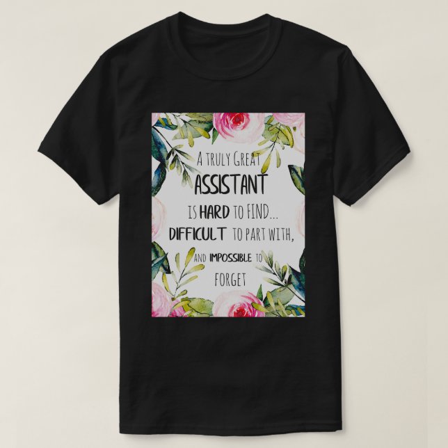 Assistant Farewell gift Leaving Gift Idea Assistan T-Shirt (Design Front)
