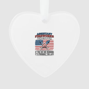 Assistant Fireworks Director Funny Patriotic Shirt Ornament
