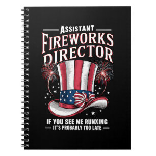 Assistant Fireworks Director USA 4th Of July Notebook