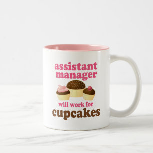 Assistant Manager (Funny) Gift Two-Tone Coffee Mug