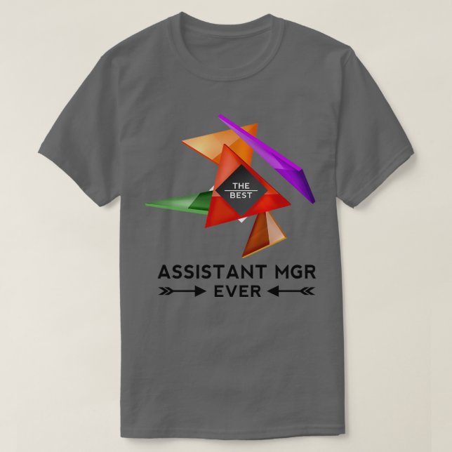 ASSISTANT MGR NICE DESIGN FOR YOU T-Shirt (Design Front)