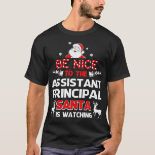 Assistant principal christmas sweater santa