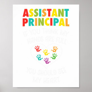 Assistant Principal Cute Teacher Appreciation Gift Poster