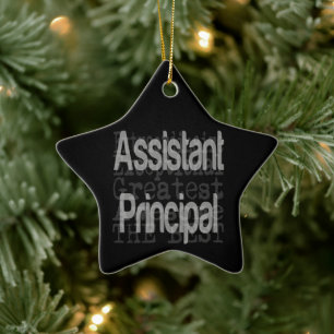 Assistant Principal Extraordinaire Ceramic Ornament