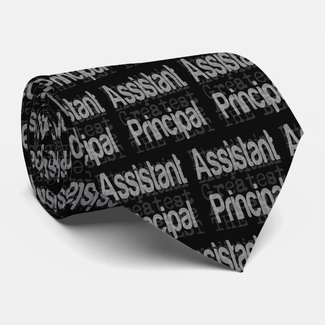 Assistant Principal Extraordinaire  Tie (Rolled)