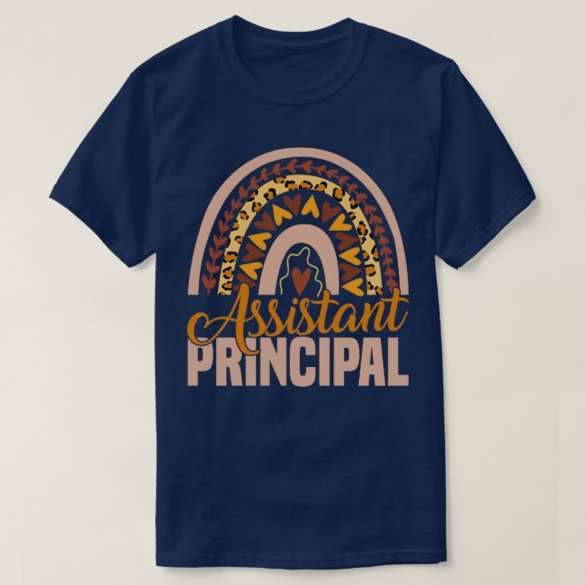 Assistant Principal Rainbow T-Shirt (Design Front)